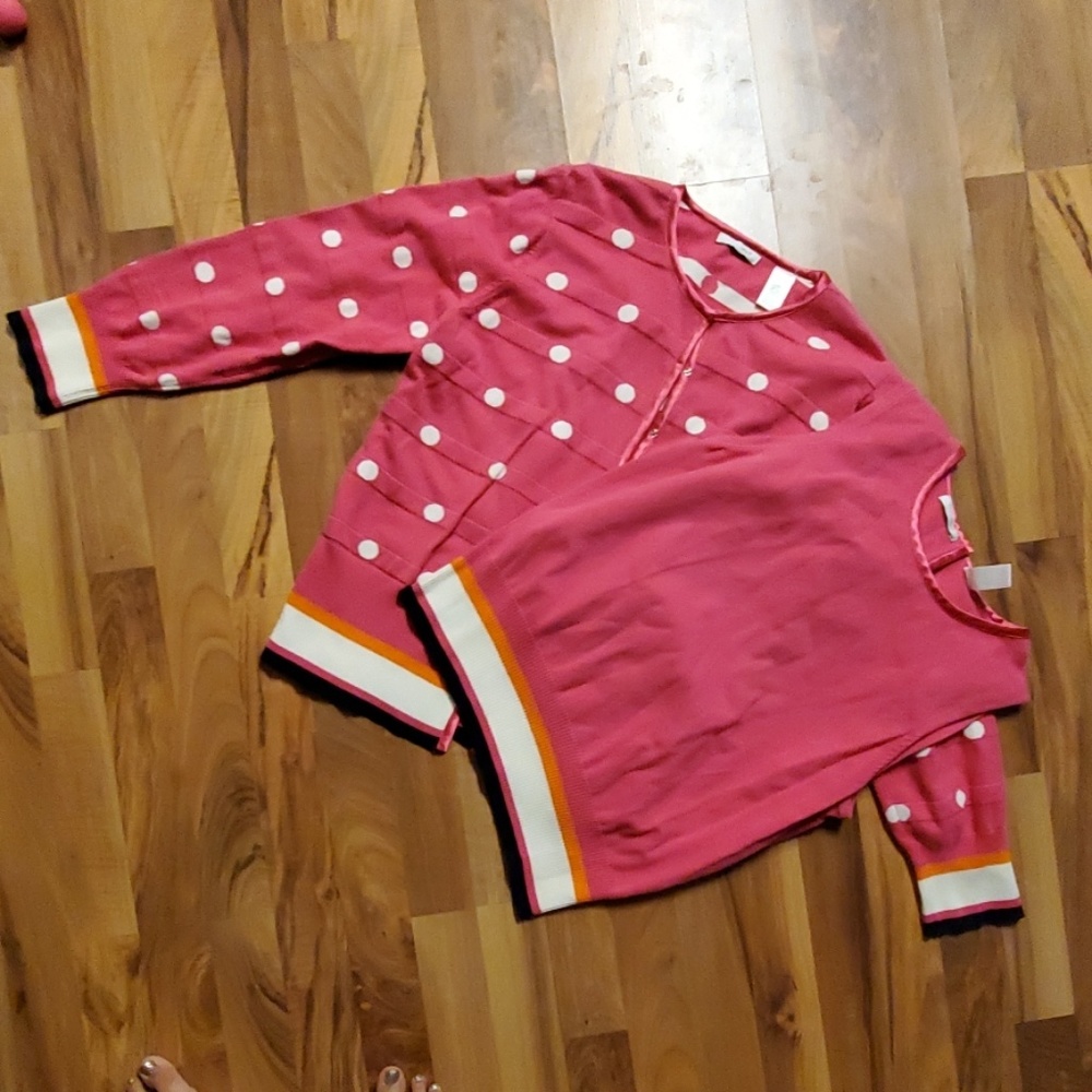 LizGolf Sleevless Top & Matching Cardigan